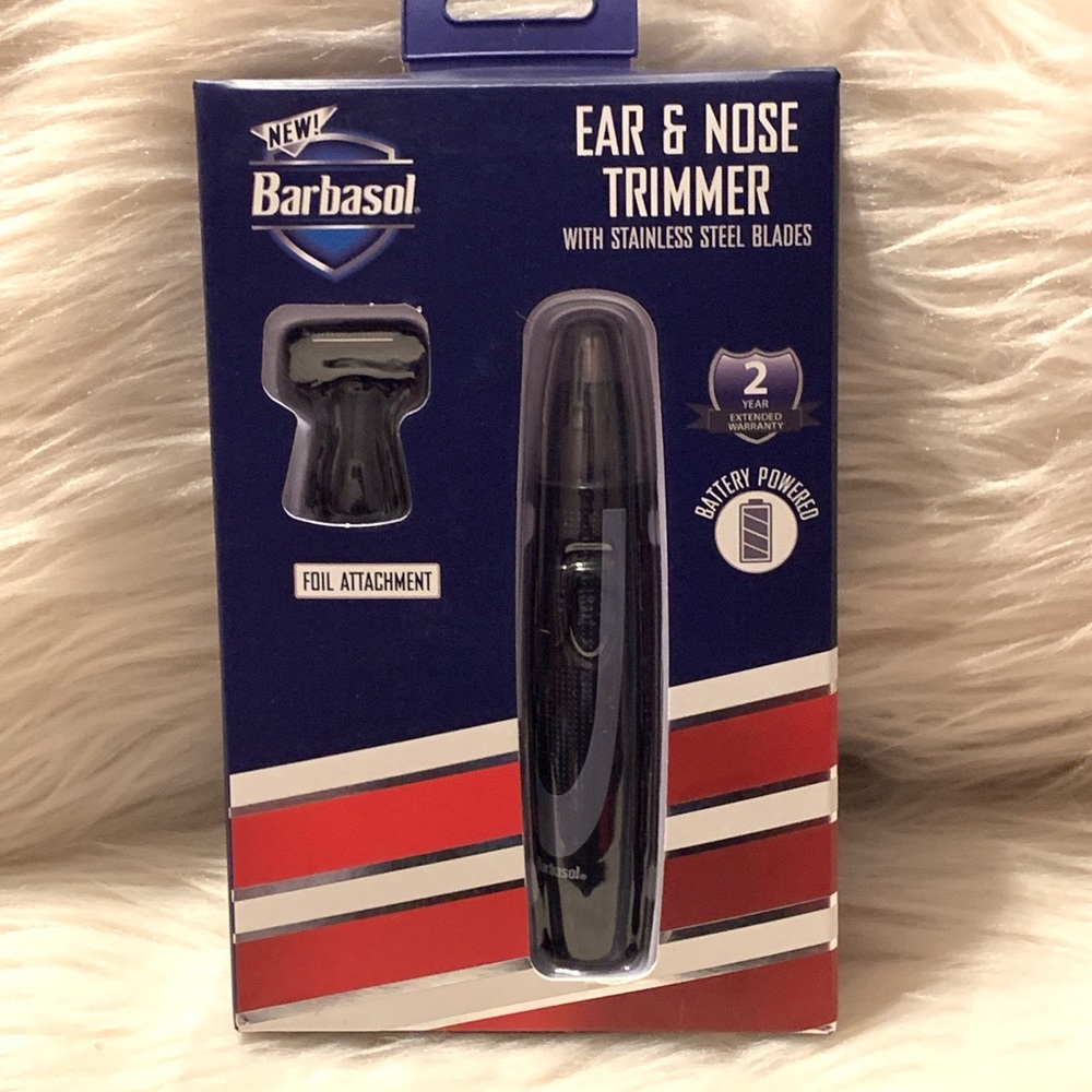 NWT Barbasol Stainless Steel Ear/Nose Trimmer